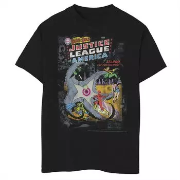 Футболка с обложкой комикса Starro The Conqueror для мальчиков 8–20 лет из «Лиги справедливости» Licensed Character