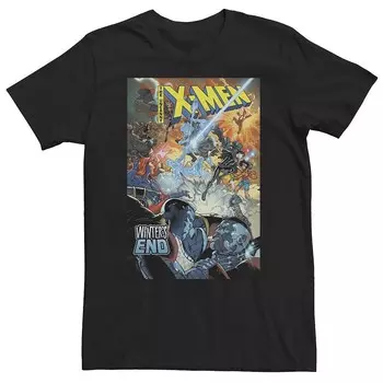 Футболка с обложкой комиксов Big & Tall Marvel Comixology The Uncanny X-Men Winter's End, черный