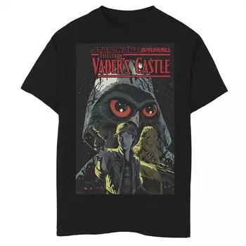 Футболка с обложкой комиксов «Замок Вейдера» для мальчиков 8–20 лет «Звездные войны Хан Соло» Star Wars