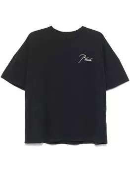 Футболка с обратной стороной RHUDE, черный