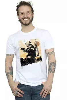 Футболка с очками «Книга Бобы Фетта» Star Wars, белый