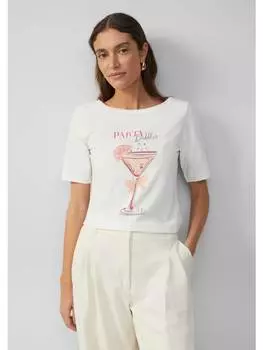 Футболка s.Oliver BLACK LABEL, кремовый