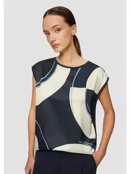 Футболка s.Oliver BLACK LABEL, синий