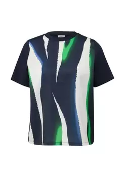 Футболка s.Oliver BLACK LABEL, синий/темно-синий