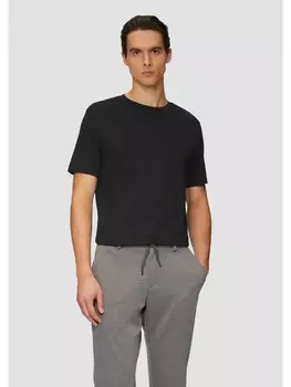 Футболка s.Oliver BLACK LABEL T-Shirt kurzarm, черный