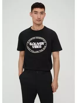 Футболка s.Oliver, черный