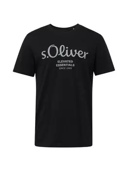 Футболка s.Oliver, черный