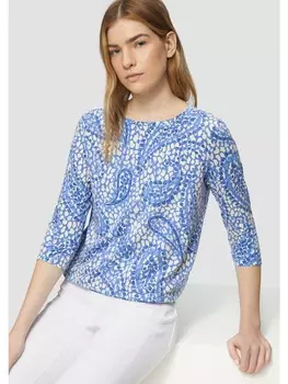 Футболка s.Oliver, цвет blau-mehrfarbig