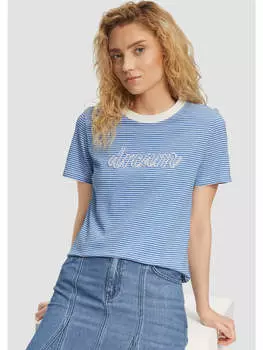 Футболка s.Oliver, цвет blau-wei