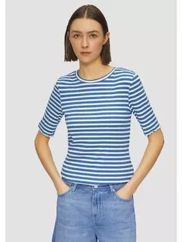 Футболка s.Oliver, цвет blau-wei
