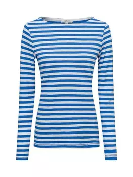 Футболка s.Oliver, цвет blau wei