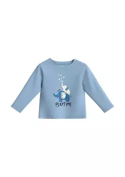 Футболка s.Oliver, цвет Blue/Smoke blue