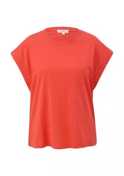 Футболка s.Oliver, цвет Orange Red