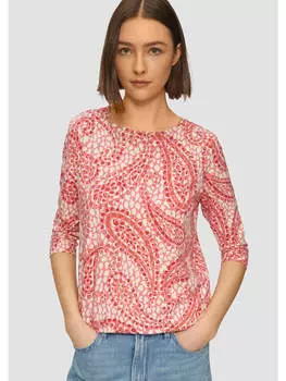 Футболка s.Oliver, цвет rot-mehrfarbig