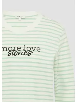 Футболка s.Oliver, цвет trkis-wei