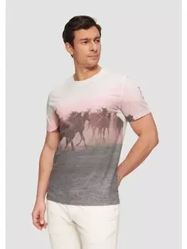 Футболка s.Oliver, цвет wei-mehrfarbig