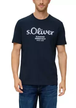 Футболка S.Oliver из дышащего хлопка, синий