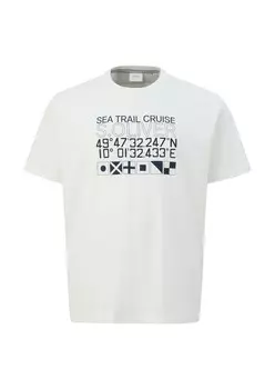 Футболка s.Oliver Men Big Sizes, белый