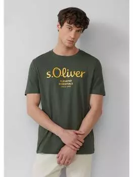 Футболка s.Oliver, оливковый