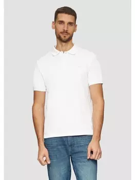 Футболка s.Oliver Polo-Shirt kurzarm, белый