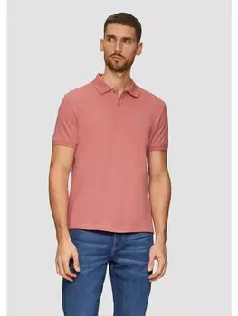 Футболка s.Oliver Polo-Shirt kurzarm, розовый