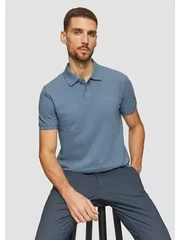 Футболка s.Oliver Polo-Shirt kurzarm, синий