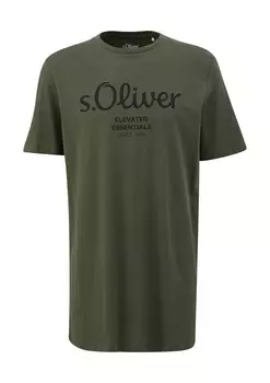 Футболка s.Oliver Red Label Big & Tall, темно-зеленый