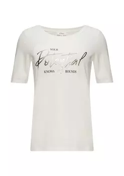 Футболка s.Oliver Shirt, экрю