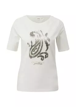 Футболка s.Oliver Shirt, экрю