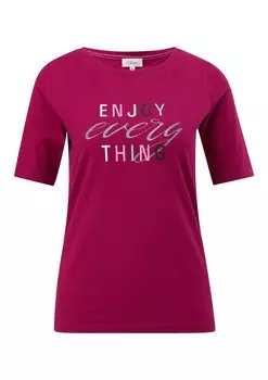 Футболка s.Oliver Shirt, цвет dark pink