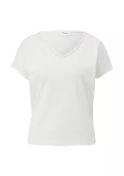 Футболка s.Oliver Shirt, кремовый