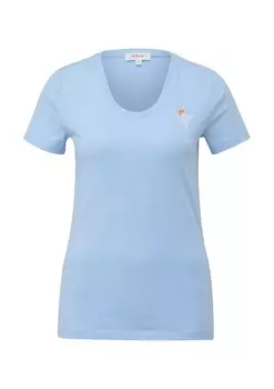 Футболка s.Oliver Shirt, небесно-синий
