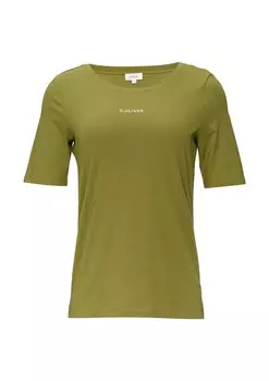 Футболка s.Oliver Shirt, зеленый