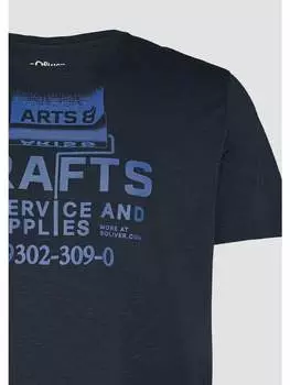 Футболка s.Oliver, синий