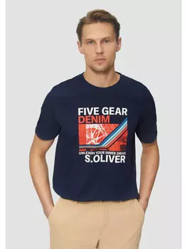 Футболка s.Oliver, синий