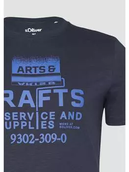 Футболка s.Oliver, синий