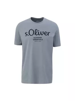 Футболка s.Oliver T-Shirt 1er Pack, светло-серый