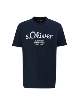 Футболка s.Oliver T-Shirt 1er Pack, темно-синий