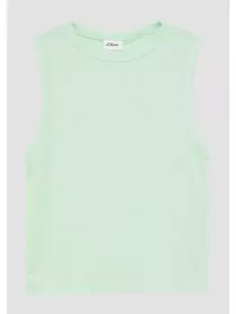 Футболка s.Oliver T-Shirt keine rmellnge, бирюзовый