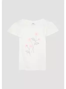 Футболка s.Oliver T-Shirt kurzarm, белый