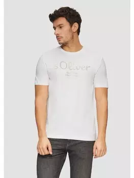 Футболка s.Oliver T-Shirt kurzarm, белый