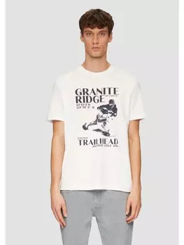 Футболка s.Oliver T-Shirt kurzarm, белый