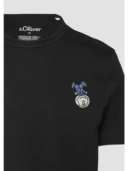 Футболка s.Oliver T-Shirt kurzarm, черный