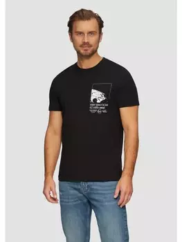 Футболка s.Oliver T-Shirt kurzarm, черный