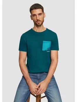 Футболка s.Oliver T-Shirt kurzarm, цвет Petrol