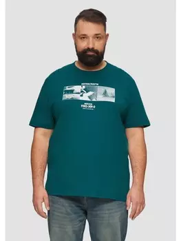 Футболка s.Oliver T-Shirt kurzarm, цвет Petrol
