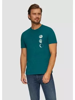 Футболка s.Oliver T-Shirt kurzarm, цвет Petrol