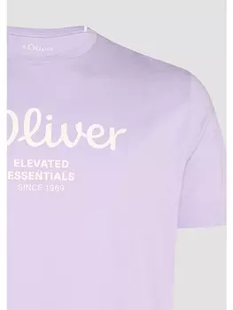 Футболка s.Oliver T-Shirt kurzarm, фиолетовый