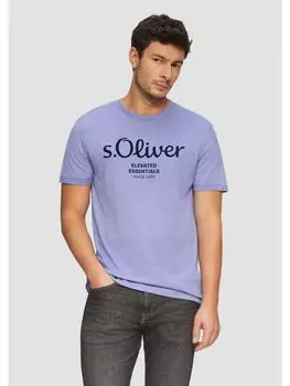 Футболка s.Oliver T-Shirt kurzarm, фиолетовый