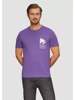 Футболка s.Oliver T-Shirt kurzarm, фиолетовый